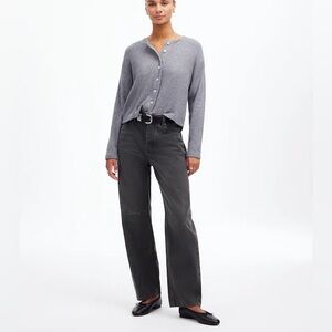 Madewell Darted Barrel-Leg Jean